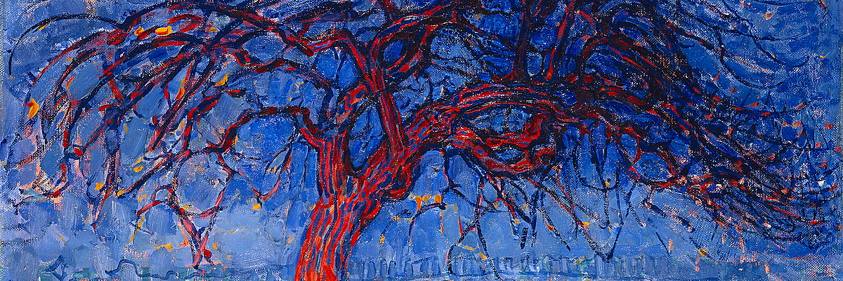 Piet Mondrian - Der rote Baum, Öl auf Leinwand, 1908-10